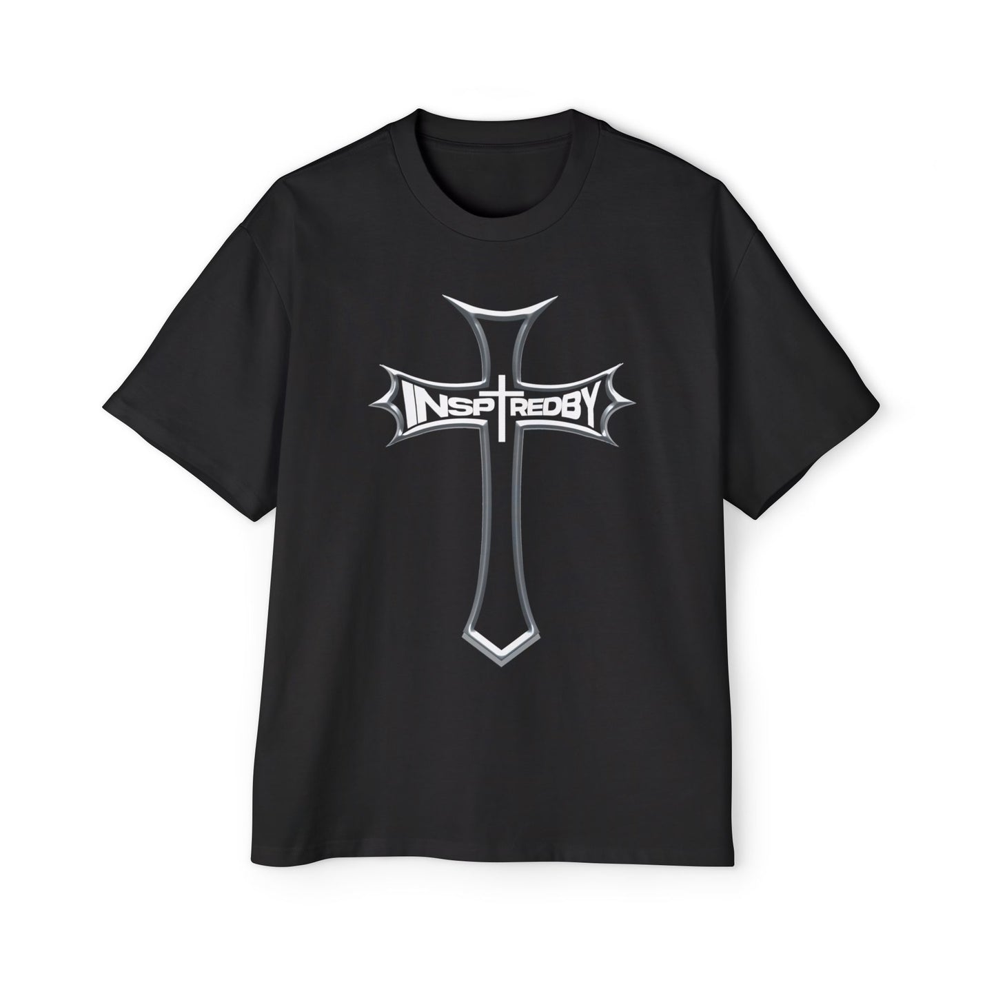 InspiredBySTRENGTH (Black/White) - Oversized T-Shirt