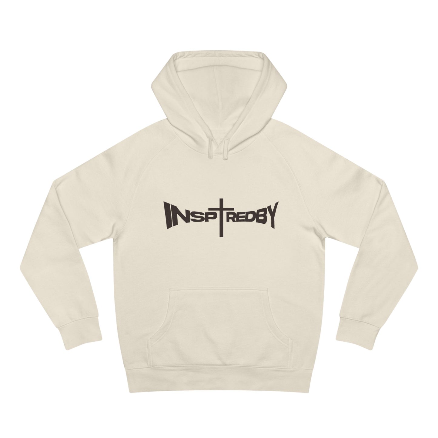 InspiredByHOPE (Cream/Brown) - Unisex Hoodie