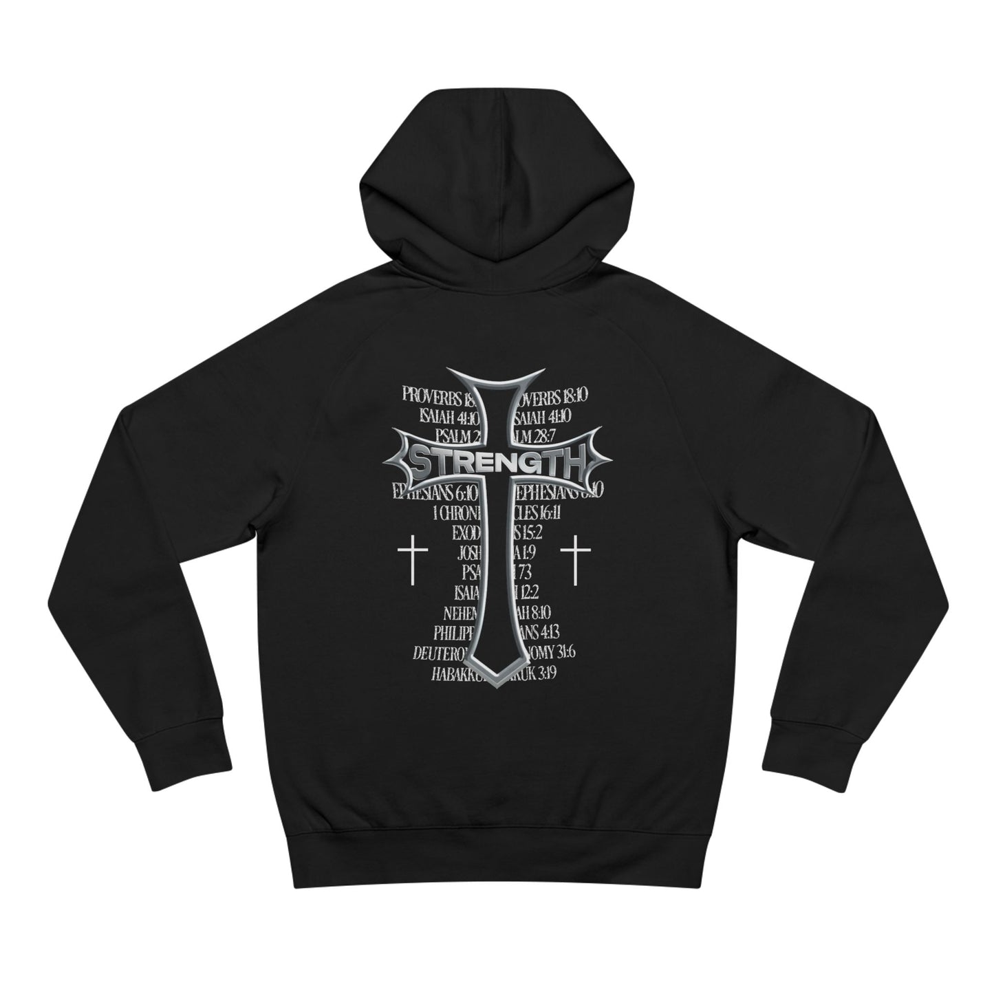 InspiredBySTRENGTH (Black/White) - Unisex Hoodie