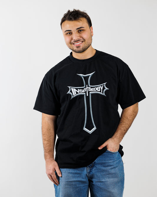 InspiredBySTRENGTH (Black/White) - Oversized T-Shirt